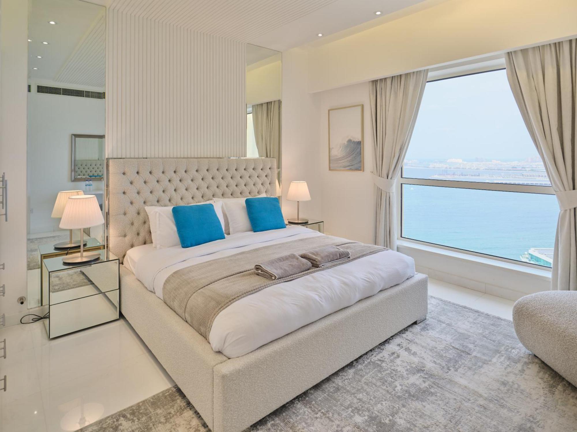 Jbr Beachfront Luxe Apartment All Rooms Sea Facing ดูไบ ภายนอก รูปภาพ