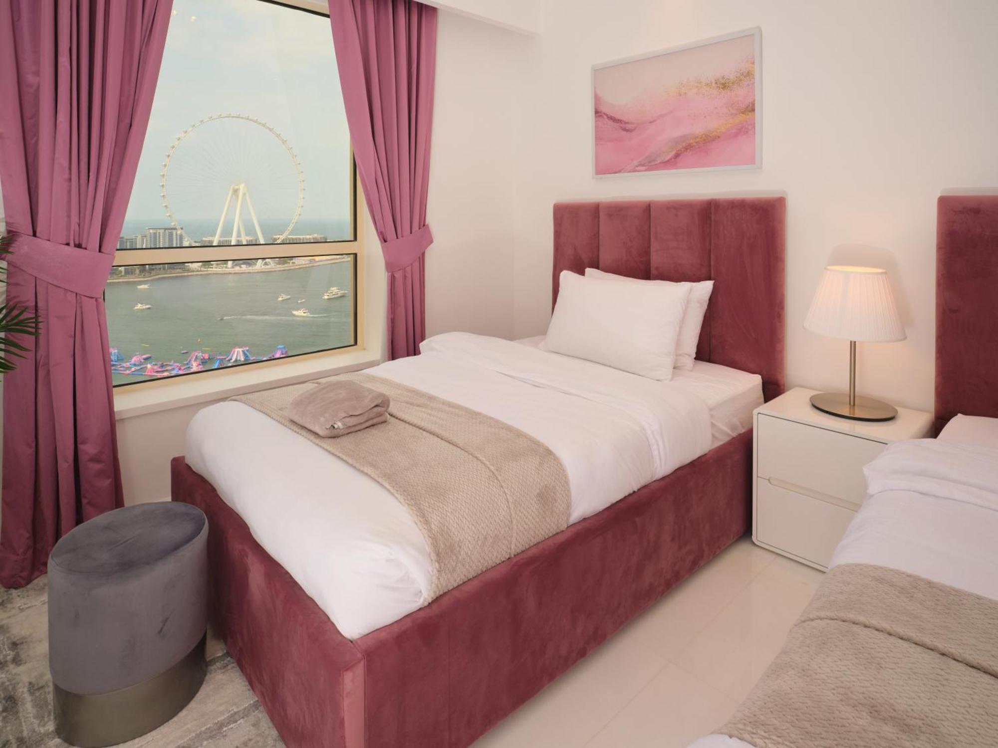 Jbr Beachfront Luxe Apartment All Rooms Sea Facing ดูไบ ภายนอก รูปภาพ