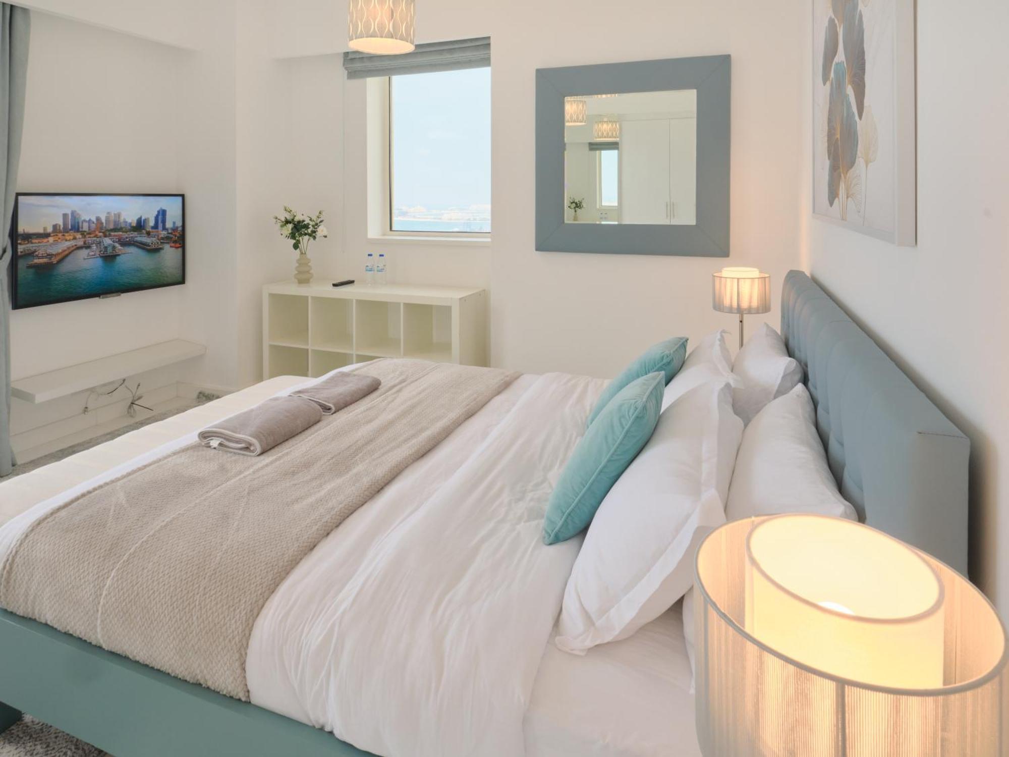 Jbr Beachfront Luxe Apartment All Rooms Sea Facing ดูไบ ภายนอก รูปภาพ