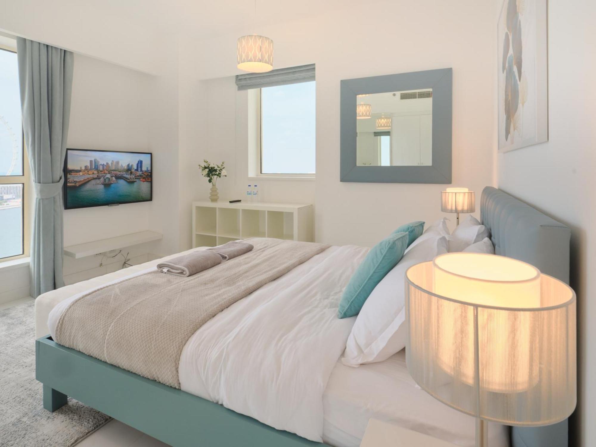 Jbr Beachfront Luxe Apartment All Rooms Sea Facing ดูไบ ภายนอก รูปภาพ